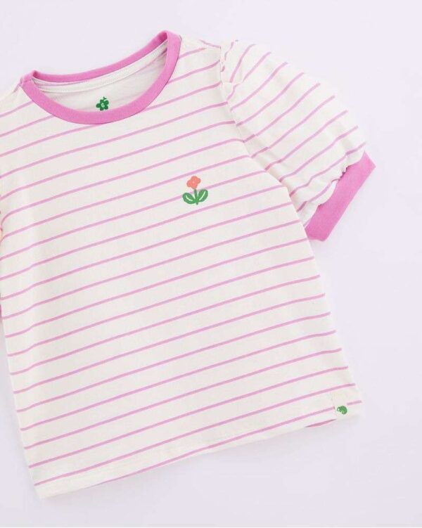 Blusa Basica Manguinha Listrado - Imagem 2