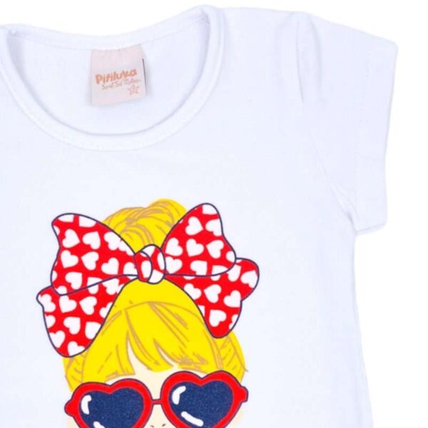 Blusa Kids Menina Super Today Branca - Imagem 2