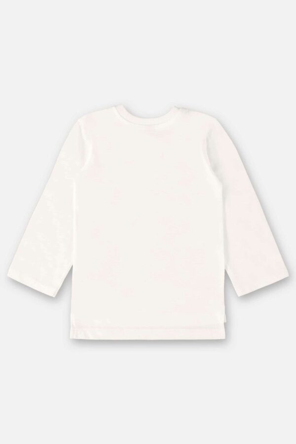 Blusa Manga Longa Menina Infantil (Off White) Up Baby - Imagem 2
