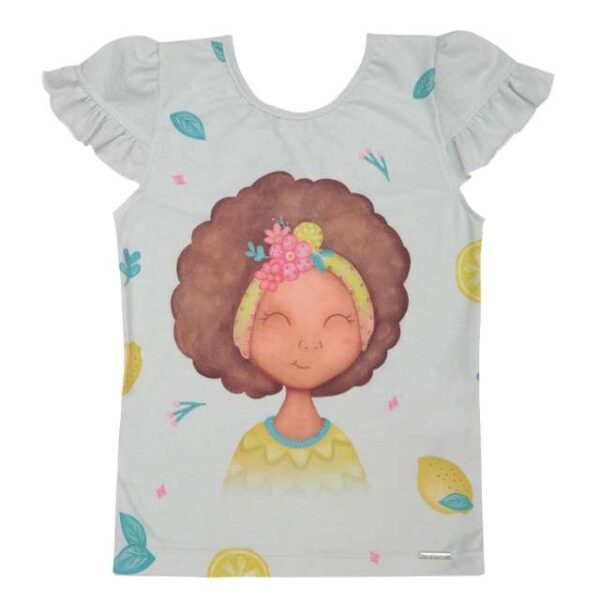 Blusa Meia Manga Avulsa em Malha Trabalhada - Imagem 5
