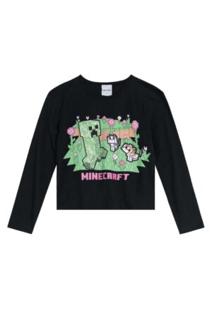 Blusa Minecraft Infantil Menina Brandili