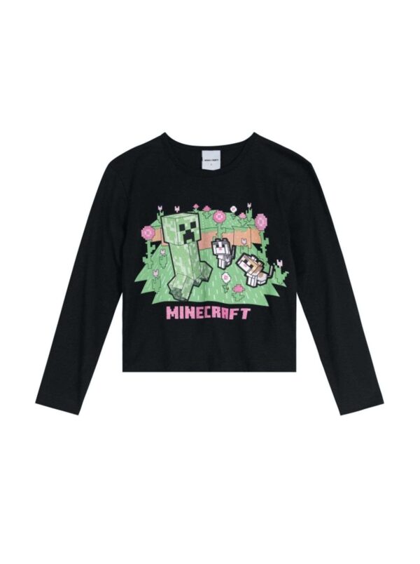 Blusa Minecraft Infantil Menina Brandili
