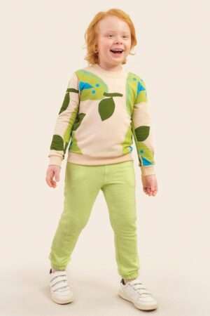 Conjunto Infantil Menino Moletom Bugbee Baunilha