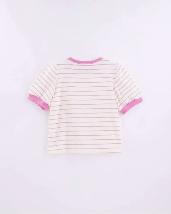 Blusa Basica Manguinha Listrado 3 - Blusa Basica Manguinha Listrado