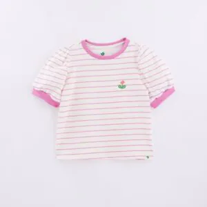 Blusa Basica Manguinha Listrado