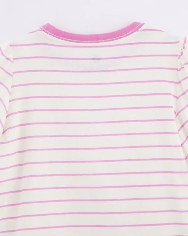 Blusa Basica Manguinha Listrado 4 - Blusa Basica Manguinha Listrado