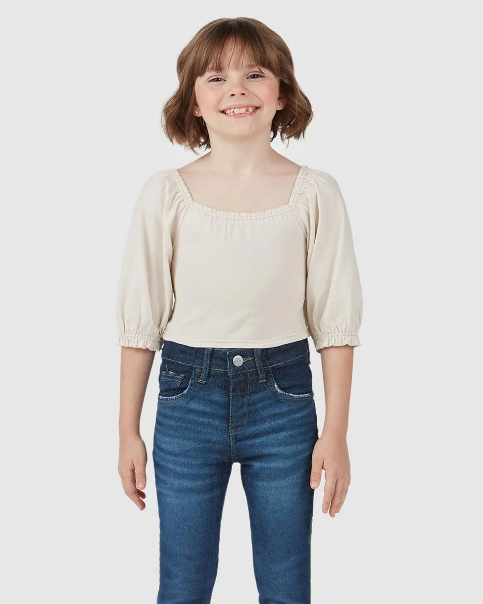 Blusa Infantil Menina Decote Ombro a Ombro em Algodao Malwee Kids 4 - Blusa Infantil Menina Decote Ombro a Ombro em Algodão Malwee Kids