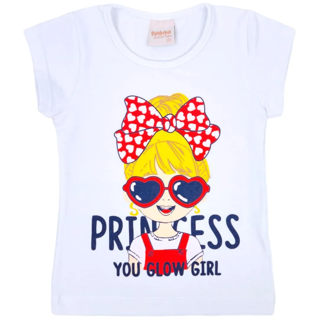 Blusa Kids Menina Super Today Branca - Blusa Kids Menina Super Today Branca