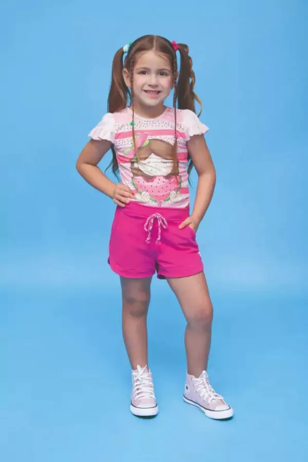 Blusa Meia Manga Avulsa em Malha Trabalhada 2 - Blusa Meia Manga Avulsa em Malha Trabalhada