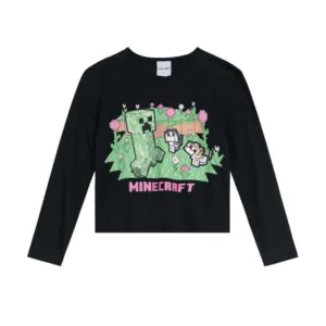 Blusa Minecraft Infantil Menina Brandili
