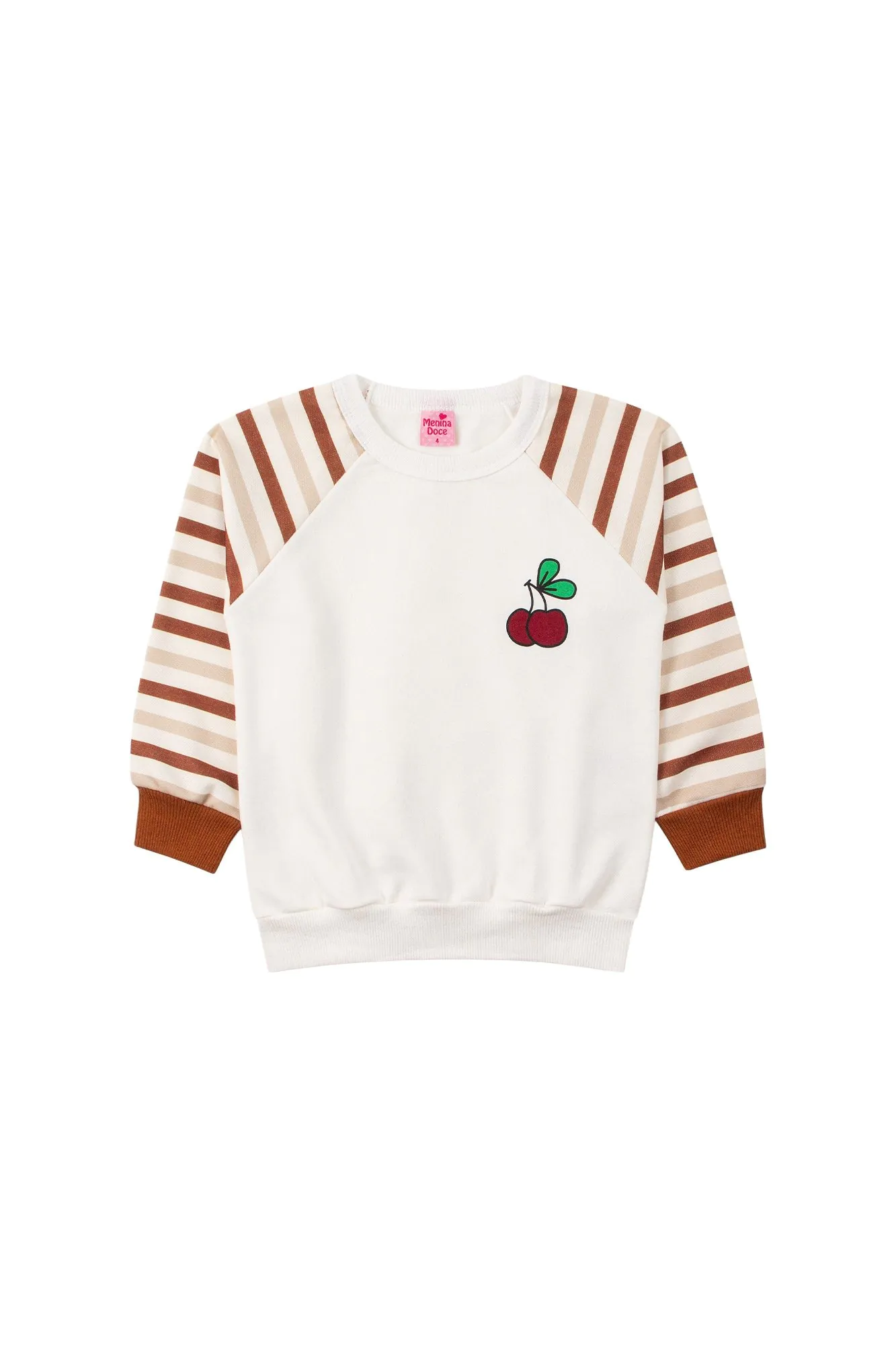 Conjunto Infantil Feminino Moletom Sublimado Peluciado Cherry 2 - Conjunto Infantil Feminino Moletom Sublimado Peluciado Cherry