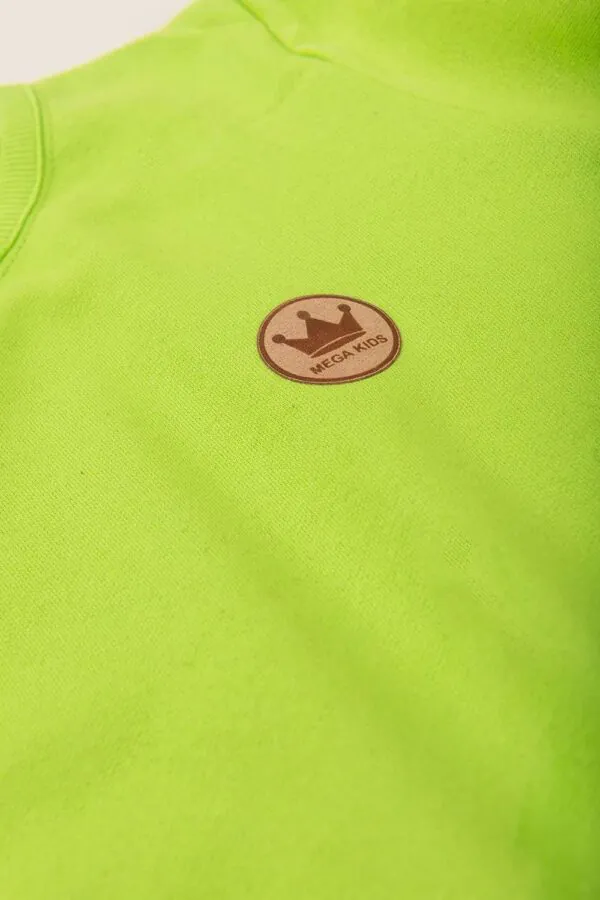 Conjunto Moletom Peluciado Infantil Masculino Verde 2 - Conjunto Moletom Peluciado Infantil Masculino Verde