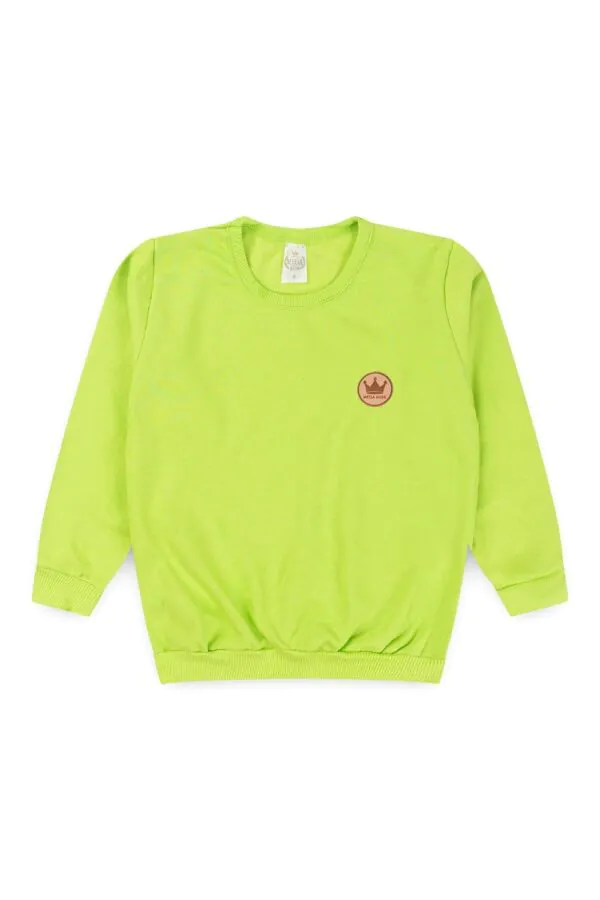 Conjunto Moletom Peluciado Infantil Masculino Verde 3 - Conjunto Moletom Peluciado Infantil Masculino Verde