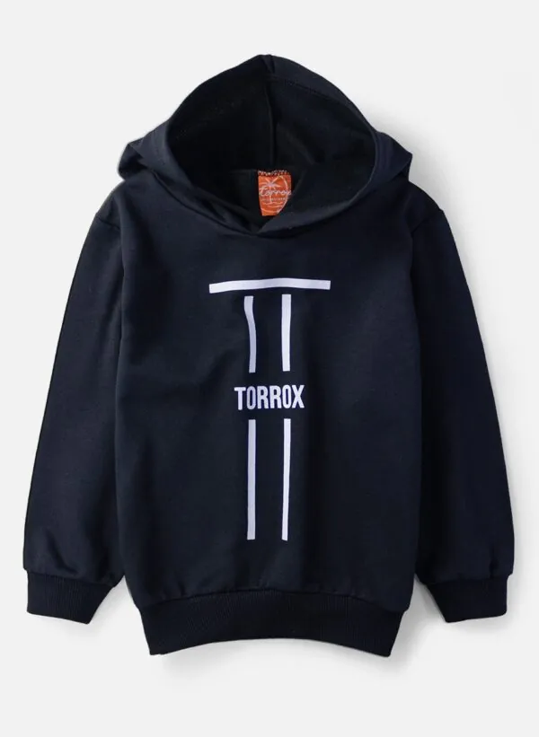 Conjunto Infantil Menino Moletom com Capuz Preto Torrox 3 - Conjunto Infantil Menino Moletom com Capuz Preto Torrox